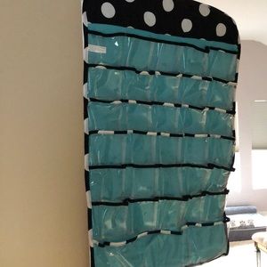 Jewelry holder on a hanger